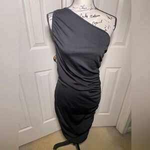 SHEIN one strap ruched dress size 10 worn once